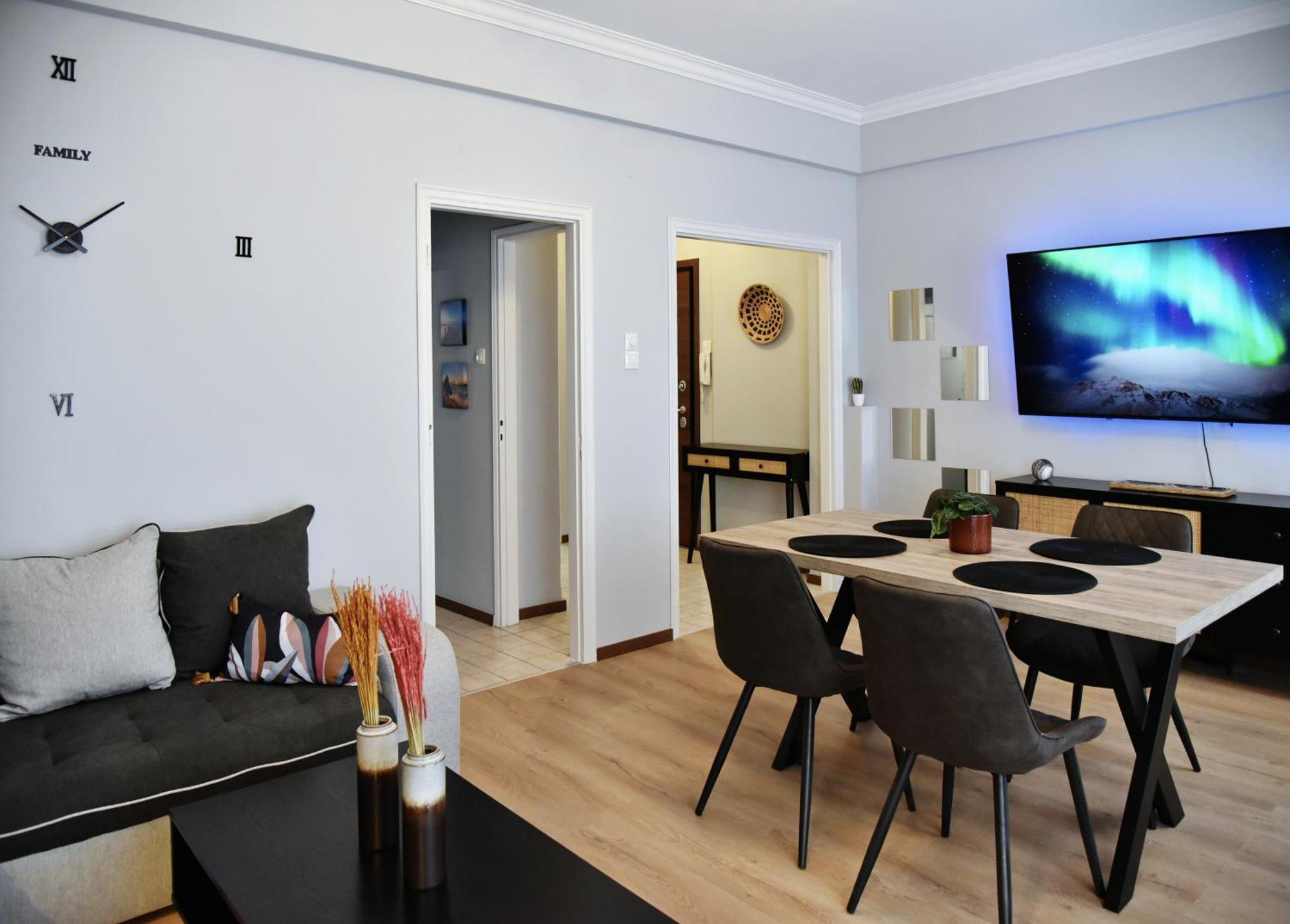 Kipseli New Modern & Cozy 65Tv Netflix Lejlighed Athen Eksteriør billede